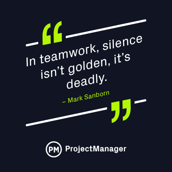 Teamwork quote by mark sanborn