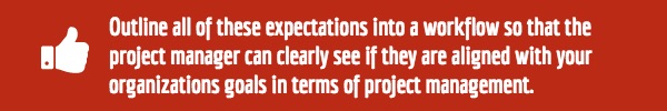 expectations of a project manager