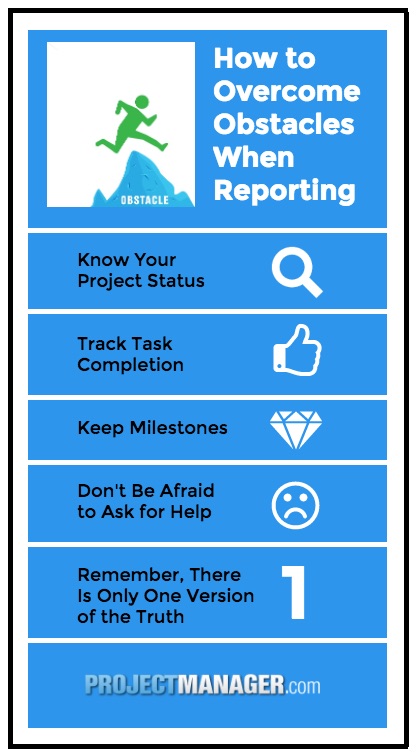 tips for reporting in project management 
