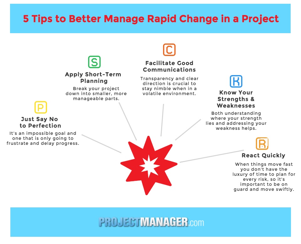managing rapid change in a project 