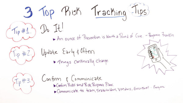 how to track risk in a project