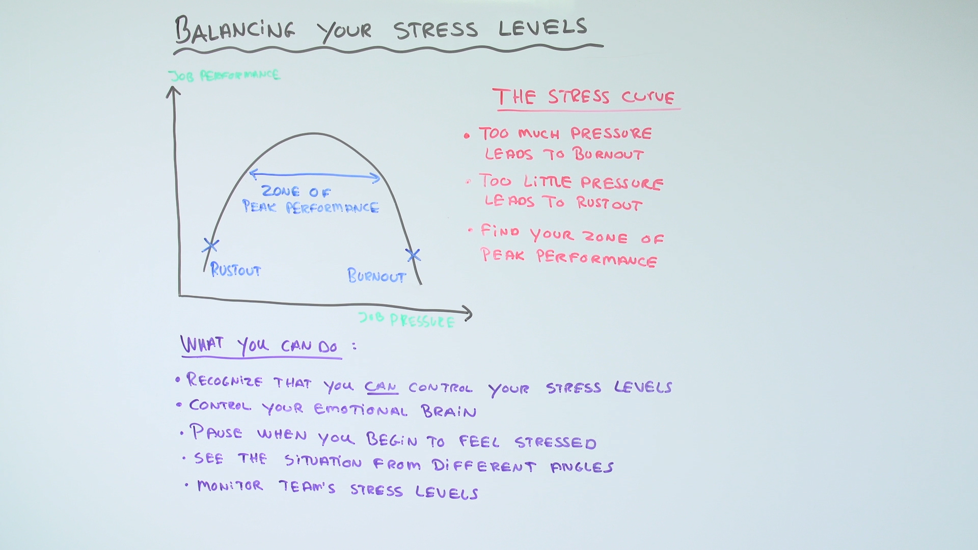 how to manage your project stress