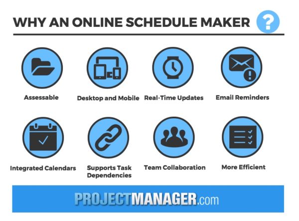 benefits of an online schedule maker