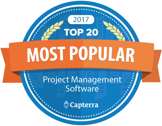 projectmanager.com rises in the rankings of Capterra's Top 20 Project Management Software report!