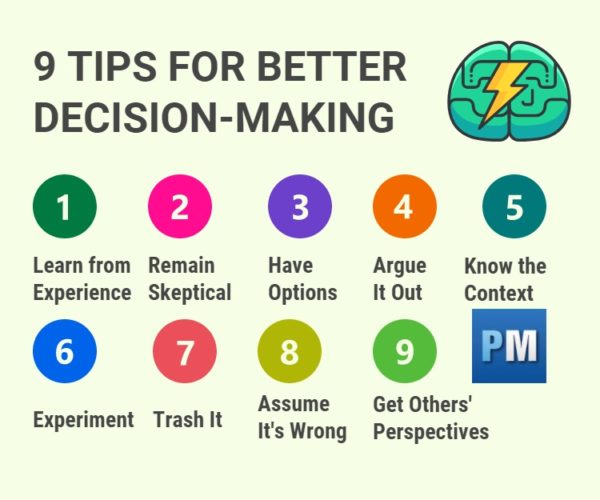 project decision-making tips