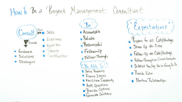what you need to become a project management consultant
