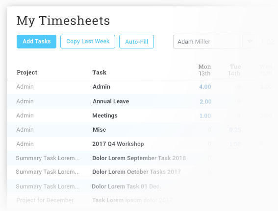 timesheet software for construction industry