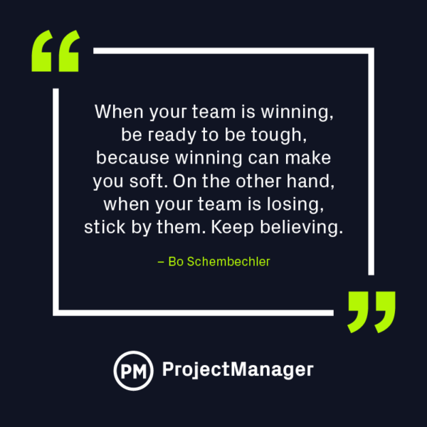 Teamwork quote by Bo Schembechler
