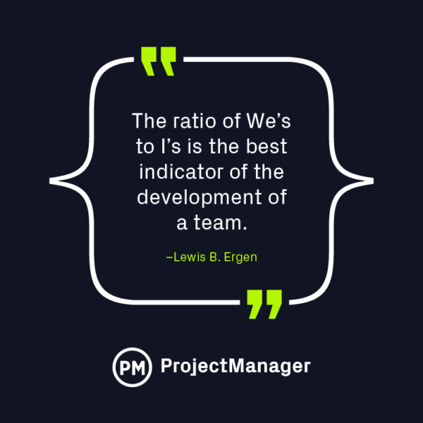 Teamwork quote by Lewis B Ergen