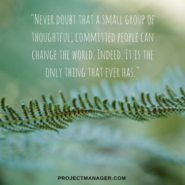 Margaret Mead teamwork quote