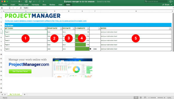 Work Task List Template from www.projectmanager.com