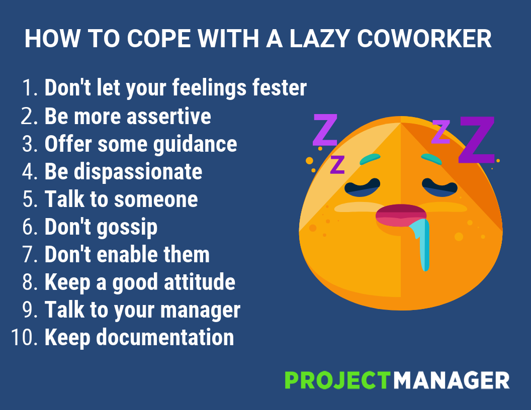 10 Ways To Cope With A Lazy Coworker 