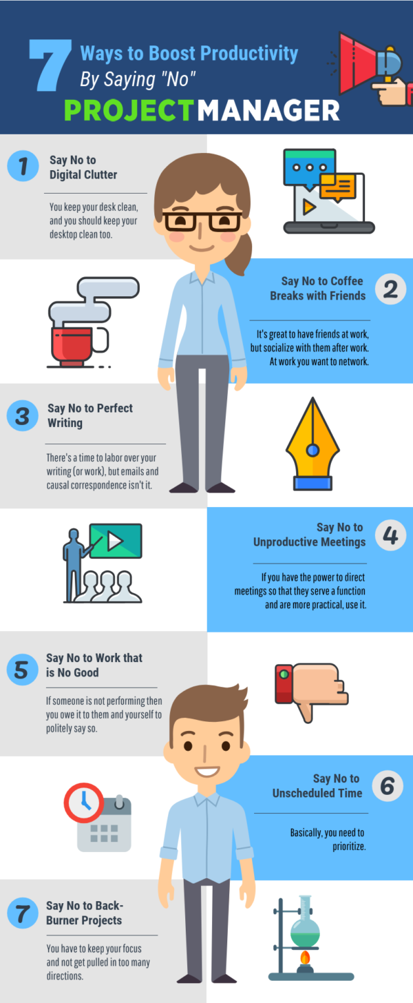 Work Productivity Infographic 7 Ways