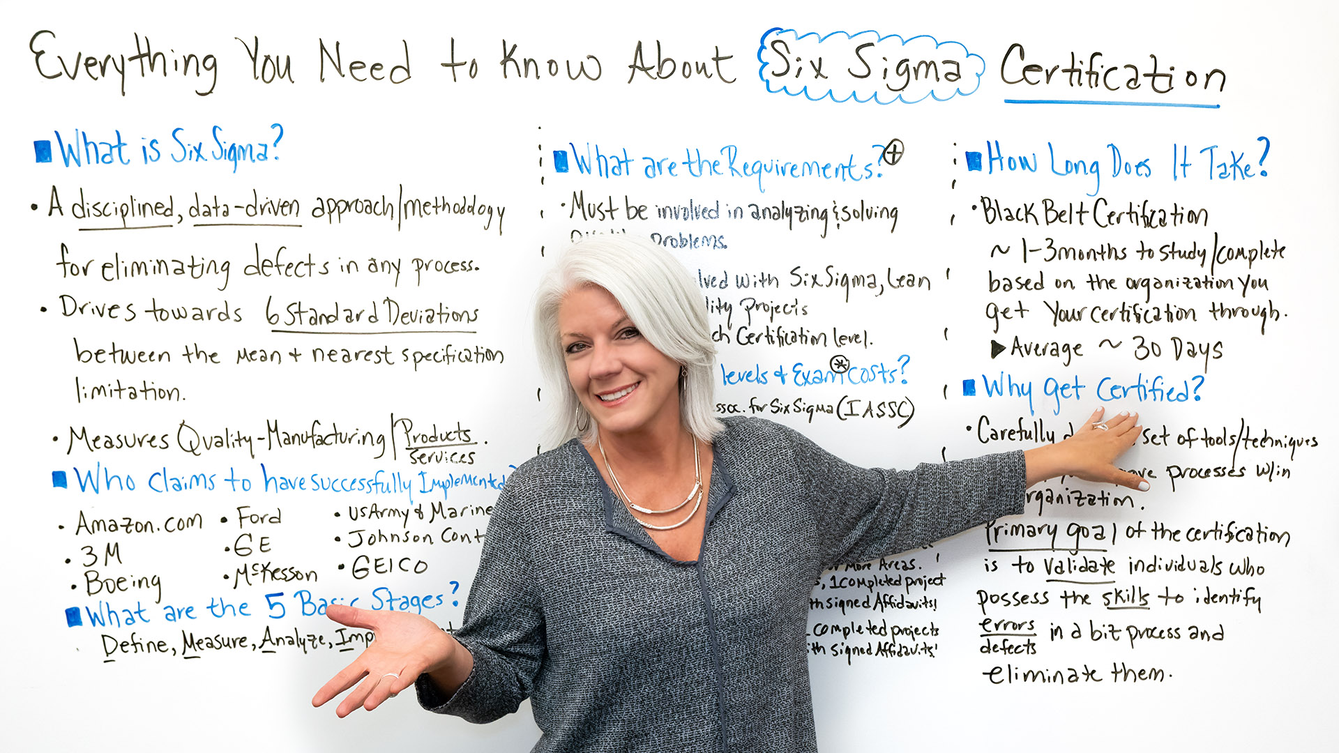 certification six sigma