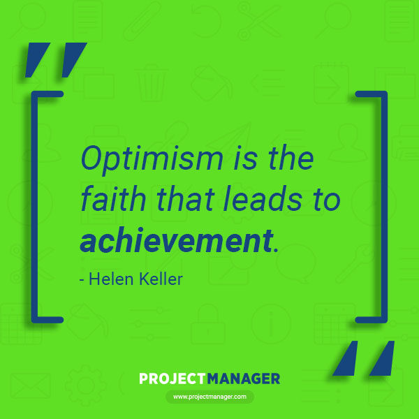 Leadership quote from Helen Keller