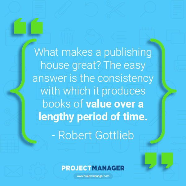 consistency quote from robert gottlieb