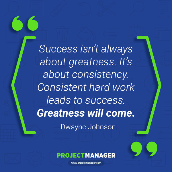 consistency quote from dwayne johnson