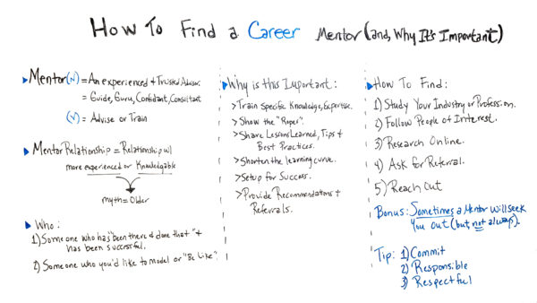 ways to get a career mentor