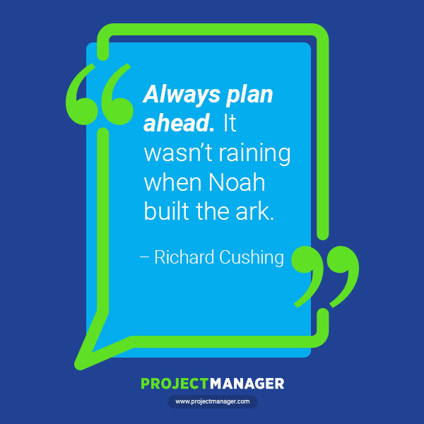 Planning Quote Richard Cushing