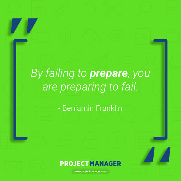 Planning Quote Benjamin Franklin