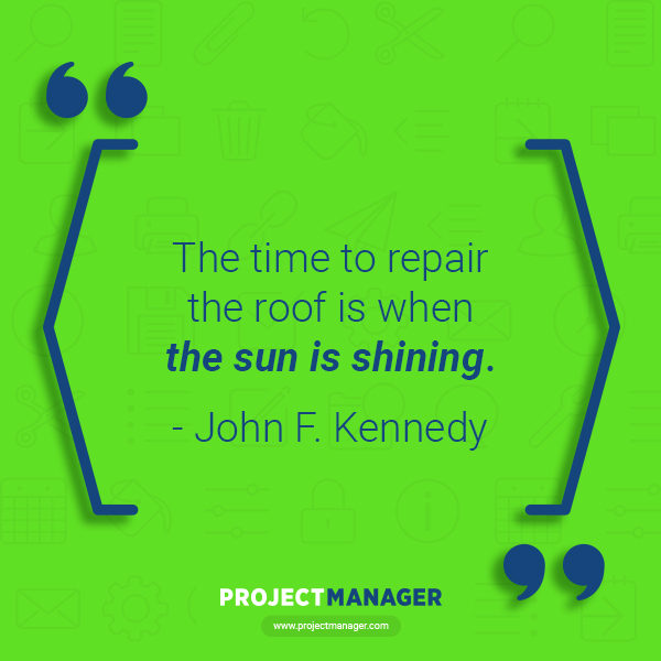 Planning Quote John F. Kennedy