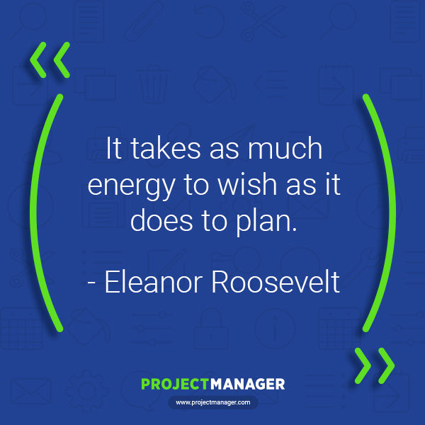 Planning Quote Eleanor Roosevelt