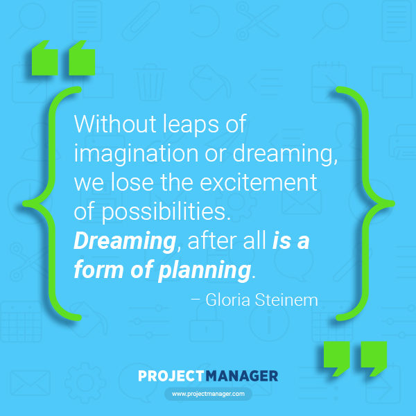 Planning Quote Gloria Steinem