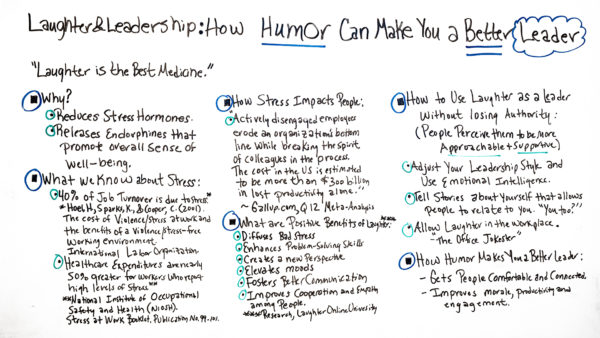 how laughter helps leadership