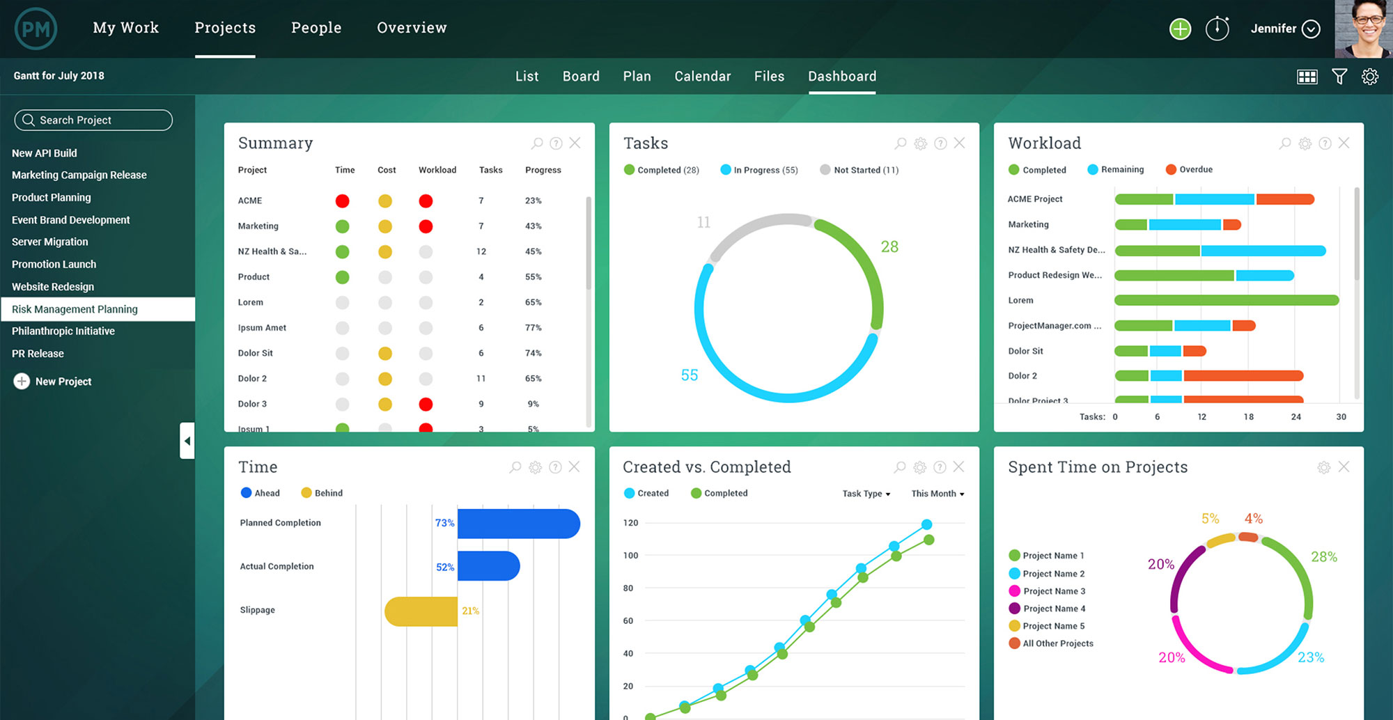 Case Management System Charting