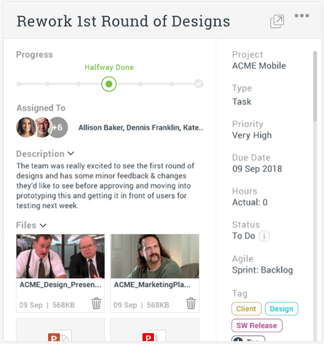 update your tasks online