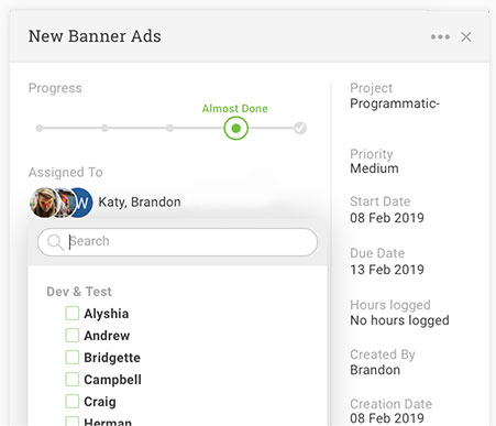 Kanban board software for task management
