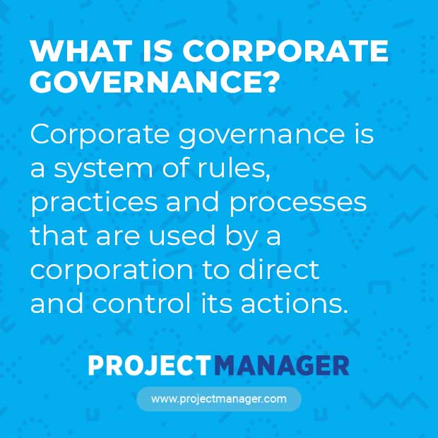 the definition of corporate governance