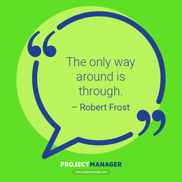 Robert frost business quote