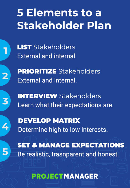 what goes into a stakeholder plan