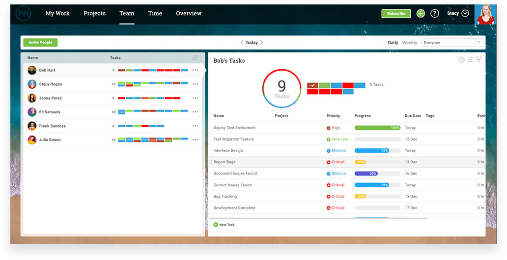 Resource Management Reporting in ProjectManager.com