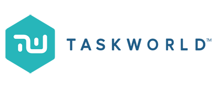 Taskworld logo, a Monday.com alternative
