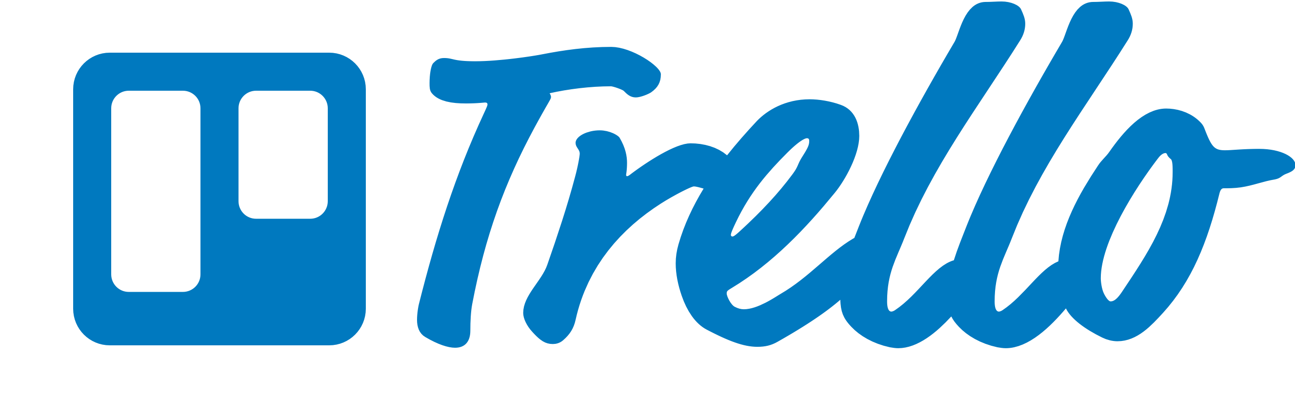 trello logo, a kanban software