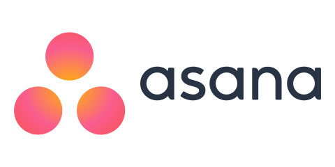 asana logo, a work management software