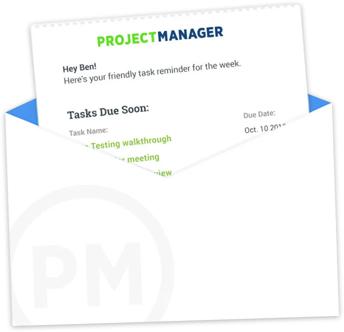 task status update email