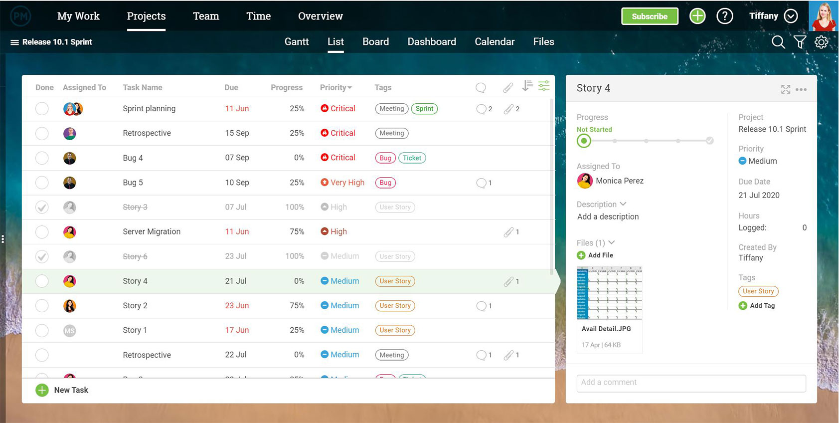 task management features for monitoring workflow
