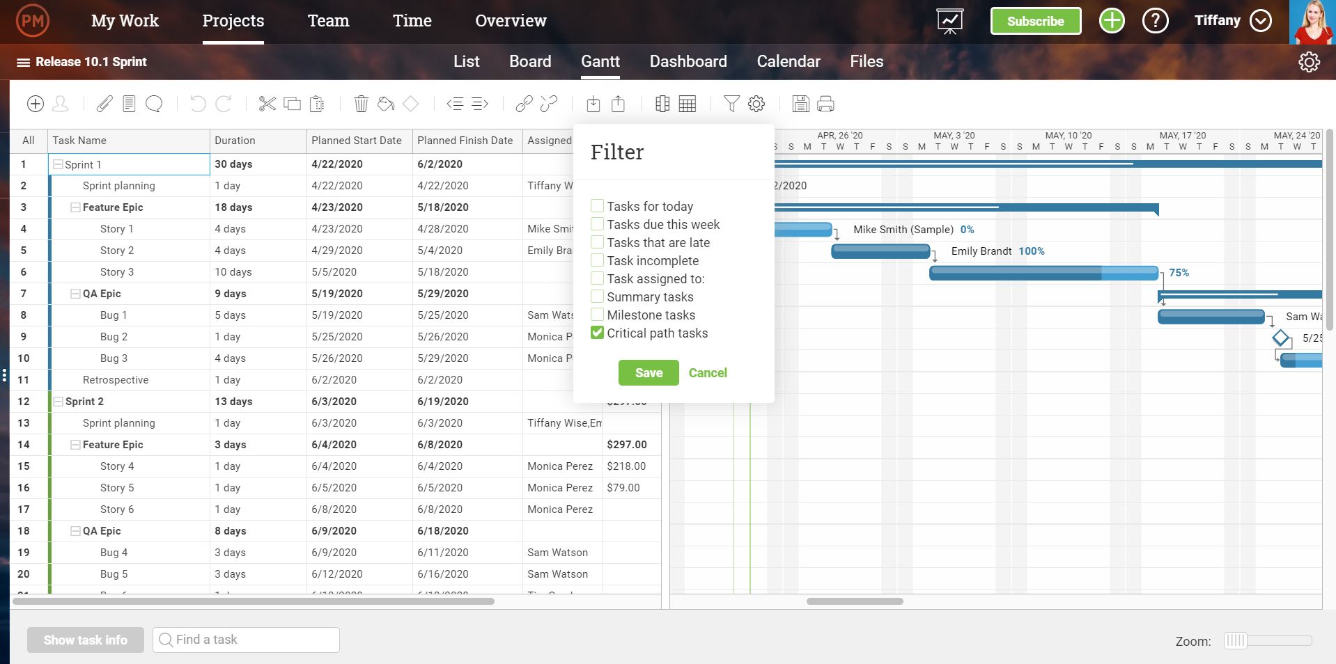 showing critical path in project plan 365 showing critical path in project plan 365