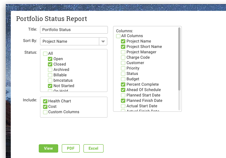 Make Project Reports with Project Management Software