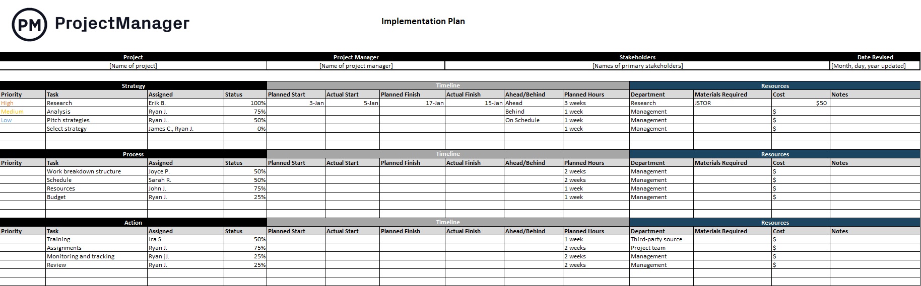 10 Free Manufacturing Excel Templates Download Now 