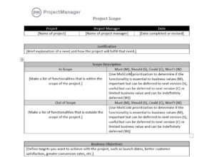 Project Scope Template for Word (Free Download) ProjectManager Project Scope Template for Word (Free Download) ProjectManager