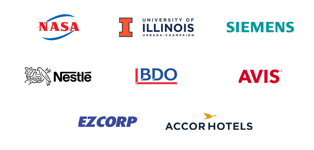 Logos of companies that use ProjectManager
