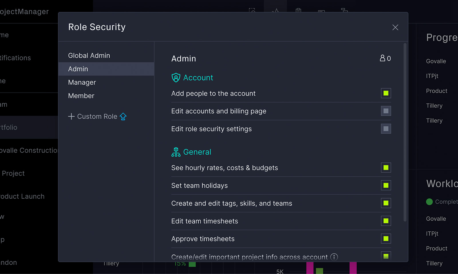 ProjectManager keeps your account safe with its security features