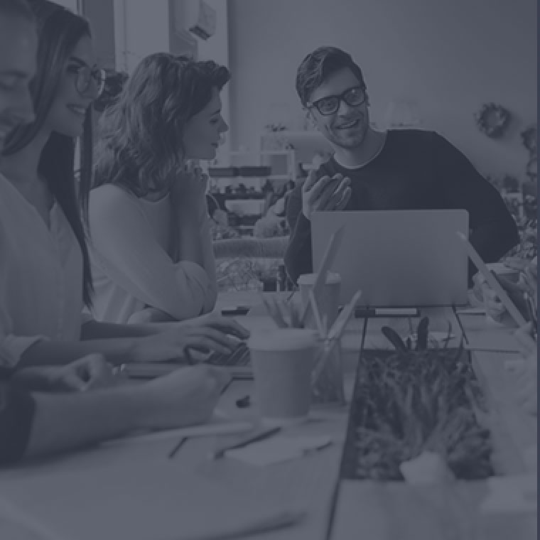Image of a marketing meeting