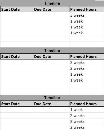 action plan timeline