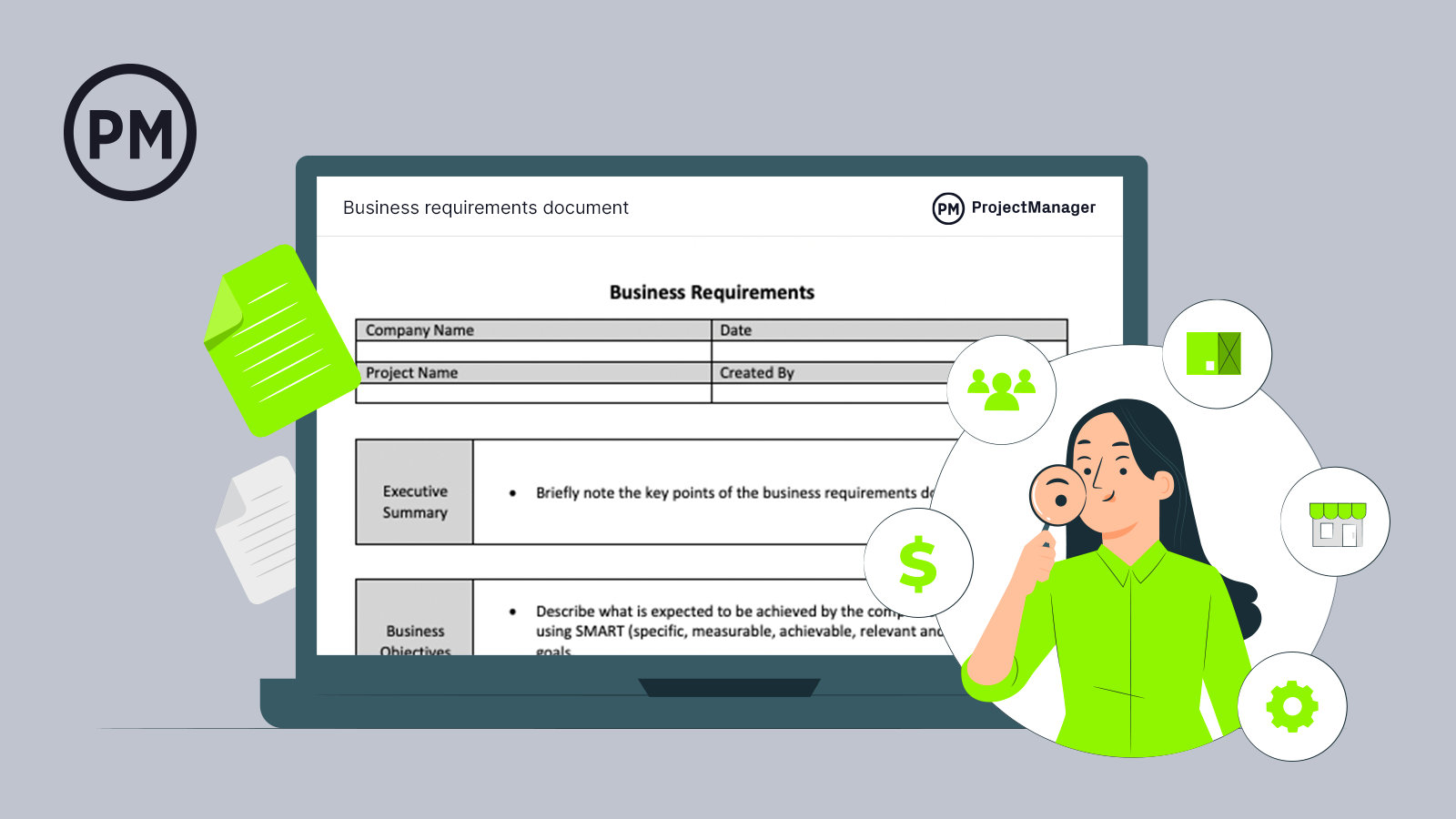 how to write up business rules