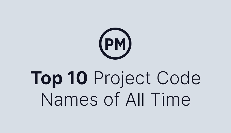 Why your project needs a code name and how to choose one